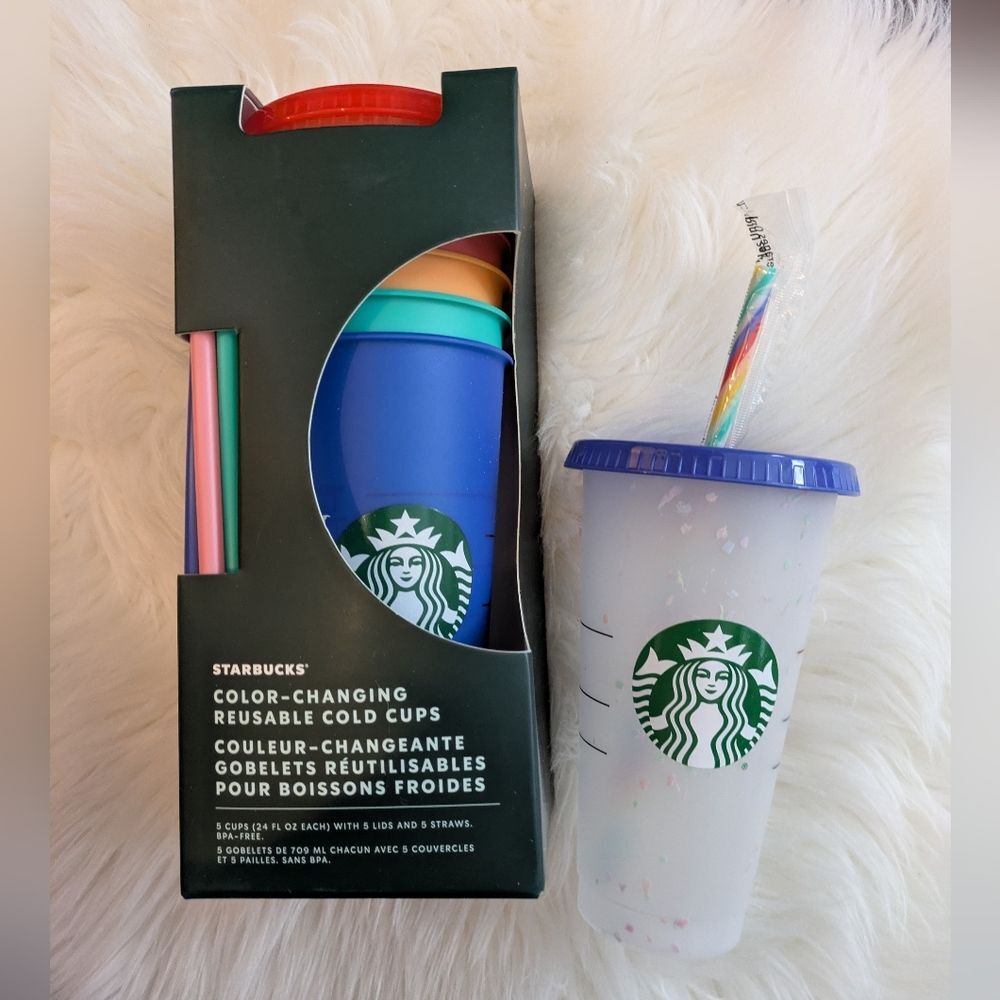 Bundle! Starbucks Color Changing Reusable Cold Cups PRIDE 2020 Limited Edition